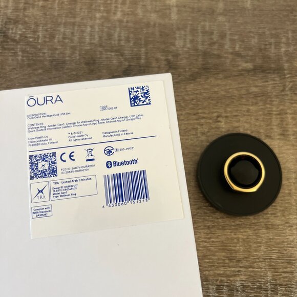 OURA || Gen3 Heritage || Gold || Size 6 - Picture 2 of 3
